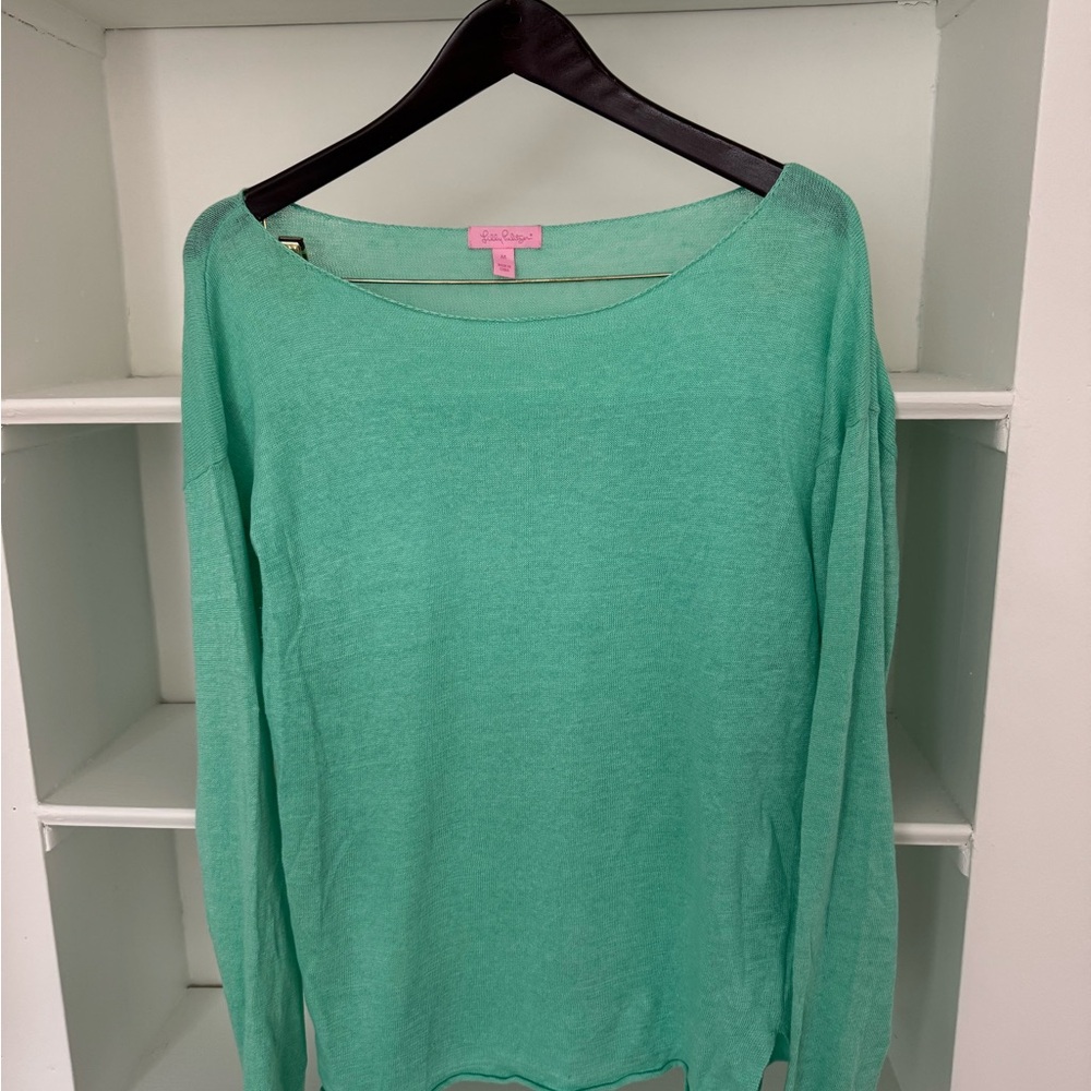 Lilly Pulitzer Green Sweater